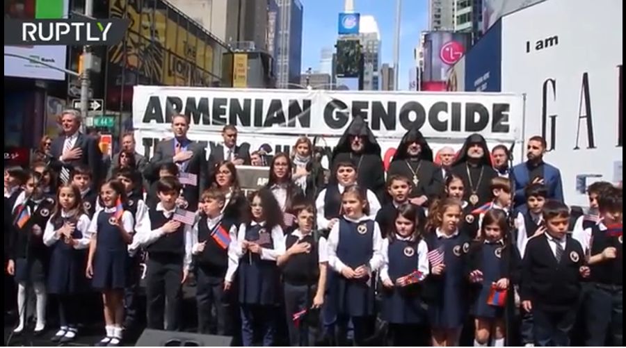 Világméretű tiltakozás az örmény népírtás 102. évfordulóján