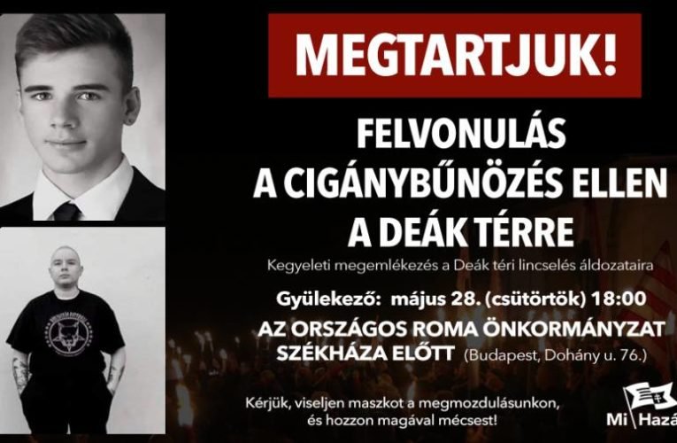 A rendőrségi félretájékoztatás ellenére megtartja cigánybűnözés elleni felvonulását a Mi Hazánk