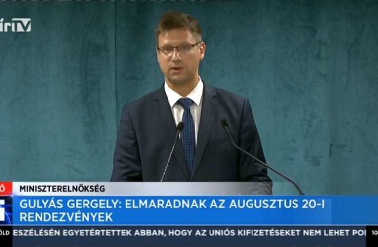 Kormányinfó – Elmaradnak a Szent István napi rendezvények