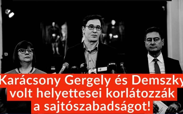 Nem terjeszthet lapot a köztereken, aki nem Karácsony propagandistája