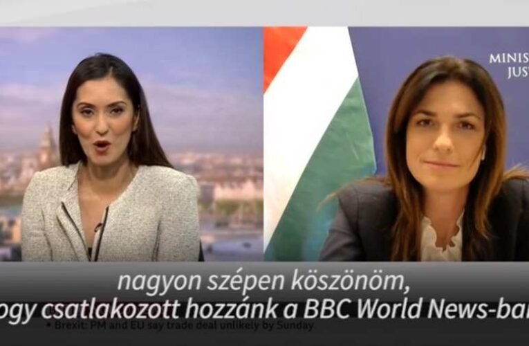 Varga Judit a BBC-nek nyilatkozott