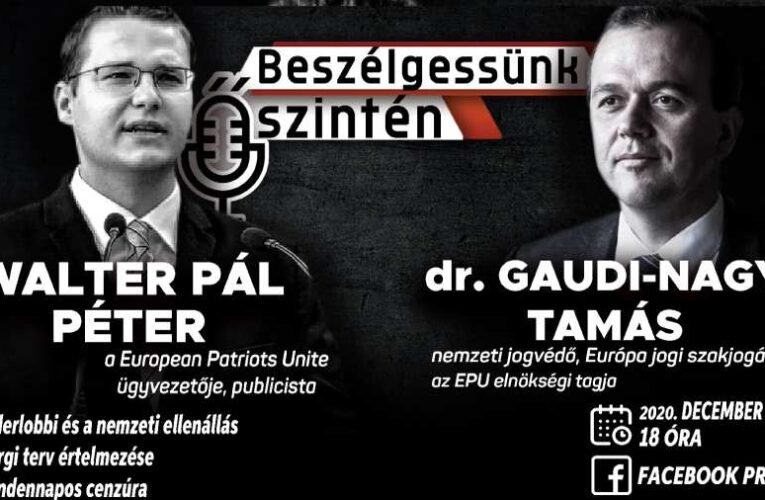 Genderlobbi, nemzeti ellenállás és a mindennapos cenzúra – beszélgetés Dr. Gaudi-Nagy Tamással