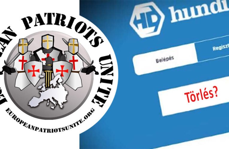 A Hundub törölte a European Patriots Unite Egyesület oldalát