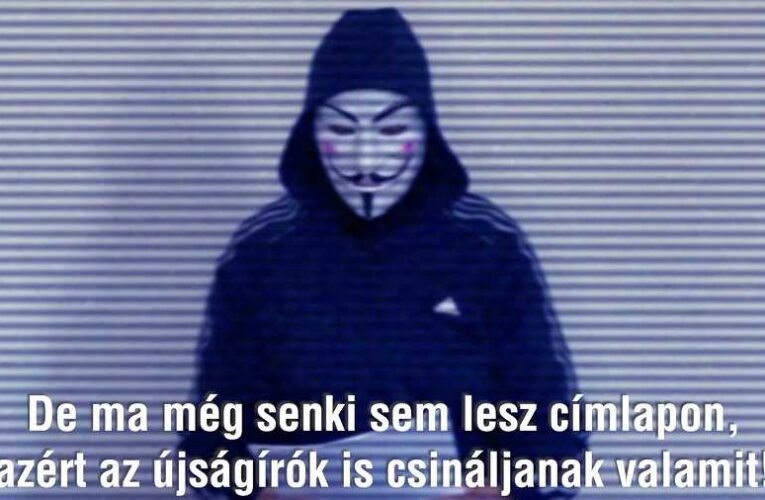 Megérkezett a beígért videó az álarcos Anonymous-tól 📺