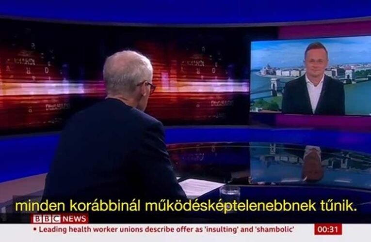 Szijjártó Péter a BBC HARDtalk-ban 📺
