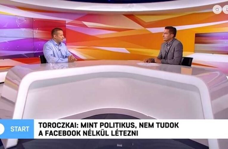 Toroczkai: Elképesztő, amit a Facebook és a digitális multik megtehetnek maguknak