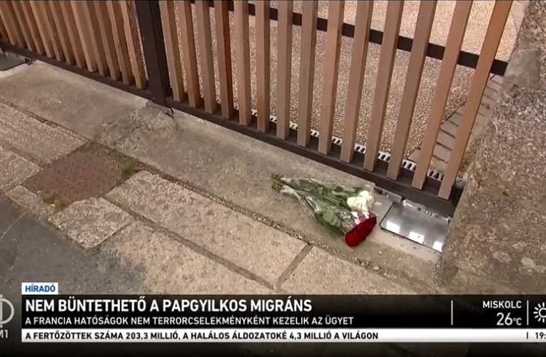 Simogatják a gyilkos migránst Franciaországban 📺