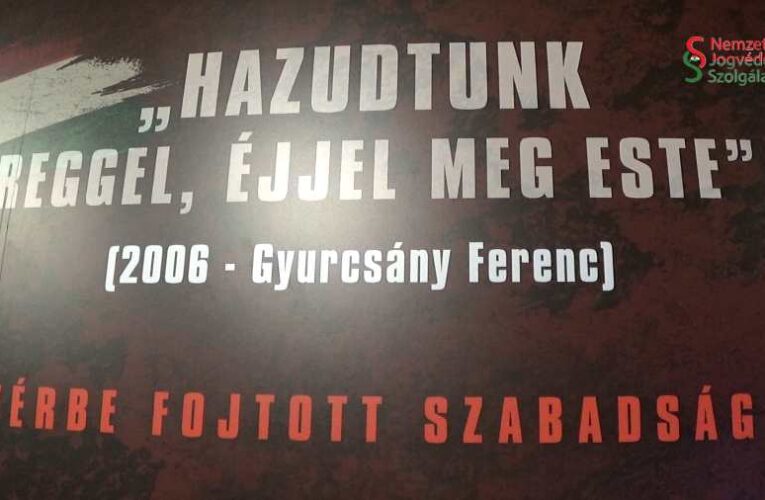 Vérbe fojtott szabadság – tudósítás a 2006 őszi állami terrorról szóló vándorkiállítás megnyitójáról 📺