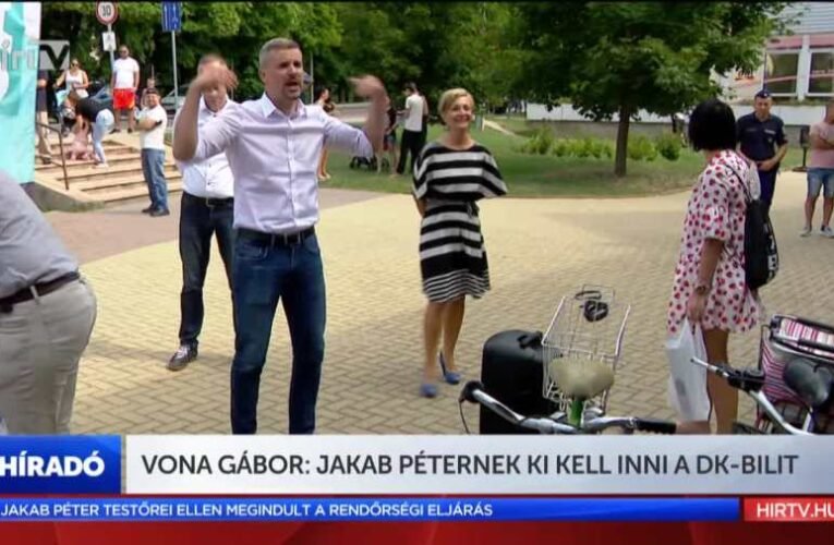 Vona Gábor: Jakab Péternek ki kell inni a DK-bilit
