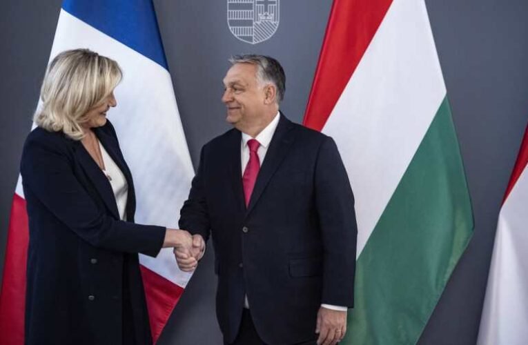 Orbán Viktor fogadta Marine Le Pent