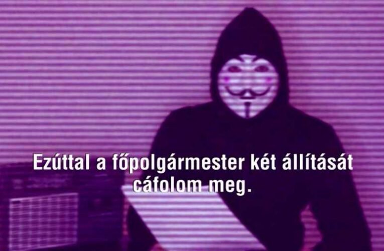 Újabb videót küldött Anonymus a Városháza eladásáról