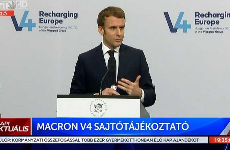 Macron V4 sajtótájékoztató (frissítve) 📺