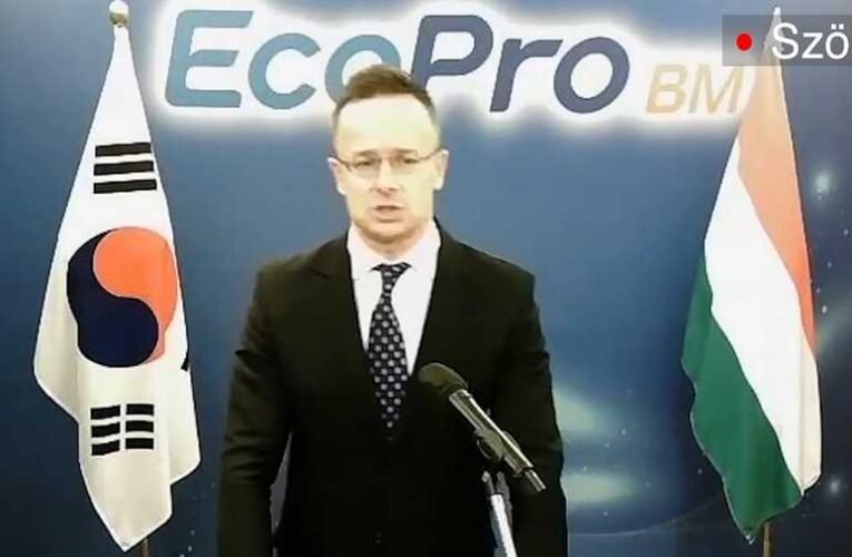 264 milliárdos beruházással érkezik az EcoPro hazánkba – jelentette be Szijjártó Péter Szöulban 📺