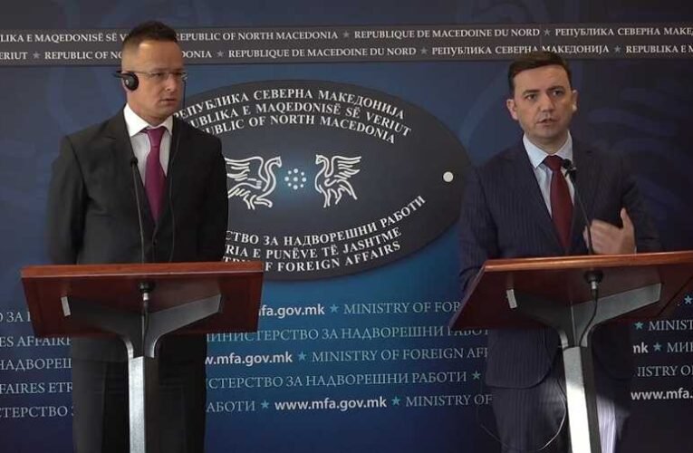 Szijjártó: tisztességtelenség Brüsszel részéről az észak-macedón csatlakozási tárgyalások elmaradása 📺