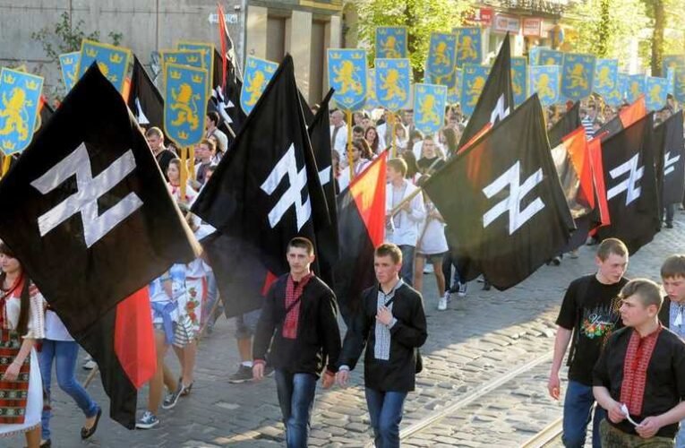 Felvonulást rendeztek a nácik Ogyesszában