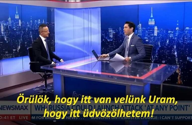 A Newsmax is interjút készített Szijjártó Péterrel 📺