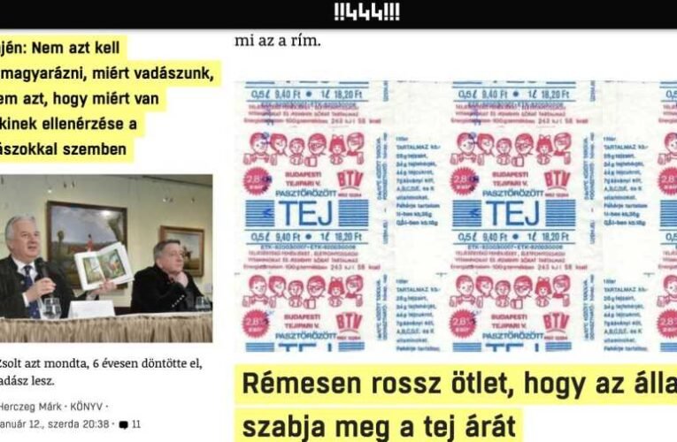 Itt az élelmiszerár-befagyasztás, ami a „független-objektív” liberális baloldali média szerint „rémesen rossz ötlet”