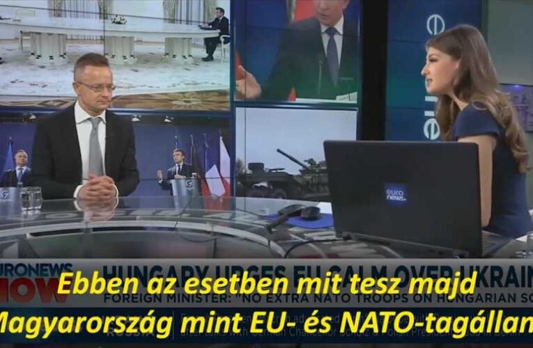 Az Euronewsnak nyilatkozott Szijjártó Péter külügyminiszter 📺