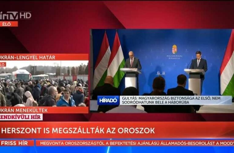 Kormányinfó élőben most