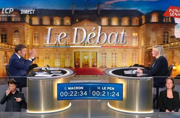 Francia elnökválasztás: Macron azzal vádolta meg Le Pent, hogy az orosz hatalomtól függ 📺