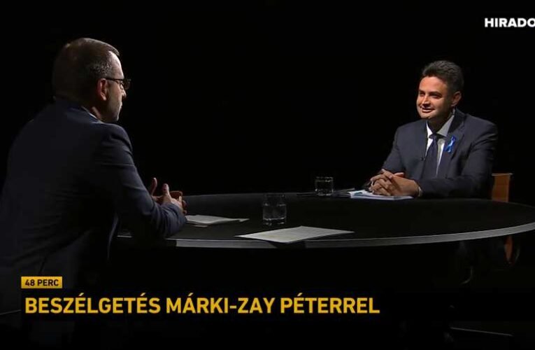 Márki-Zay tíz másodperc néma csendet kért a közmédiában (videó 📺)