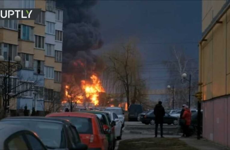 Ukrajna támadást intézett egy oroszországi olajbázis ellen 📺