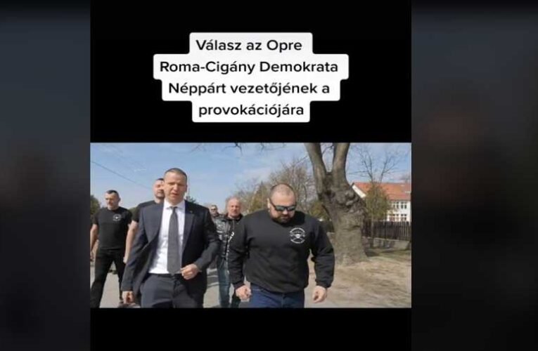 Toroczkai a Tik-Tokon válaszolt az Opre Roma-Cigány Demokrata Néppárt vezetőjének 📺