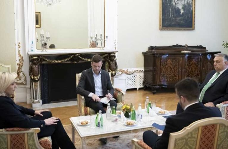 Orbán Viktor találkozója Marine Le Pennel: meg kell védeni az európai embereket