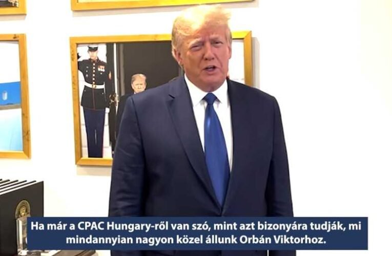 Donald Trump videóüzenetet küldött Magyarországnak 📺