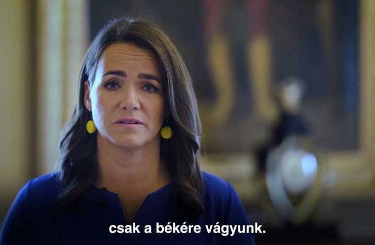 Novák Katalin: Magyarország és a magyar emberek az ártatlan áldozatok mellett állnak, csak a békére vágynak (videóval 📺)