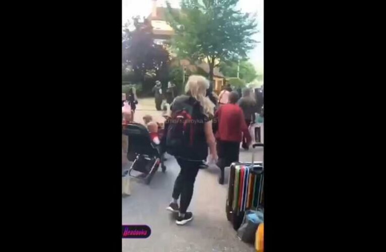 Nesze neked Európa: Ukrán menekülteket raknak ki az utcára (videó 📺)