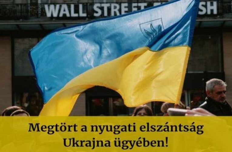 Volner János: Megtört a nyugati elszántság Ukrajna ügyében