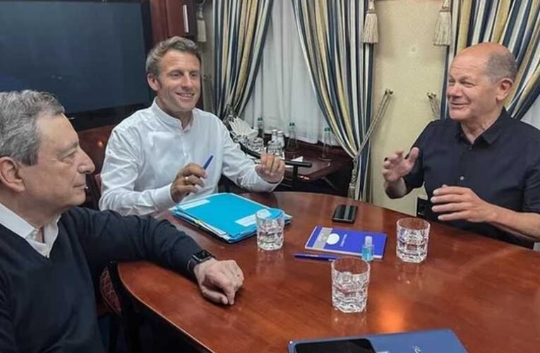 Lengyel rádió: Szabotázs történt a Macront, Scholzot és Draghit szállító vonat ellen