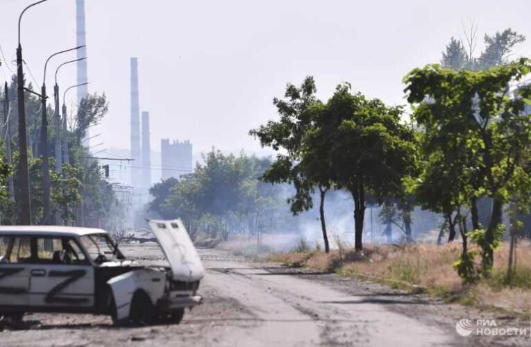 A luhanszki „népi milícia” behatolt a szeverodonyecki vegyiüzem területére