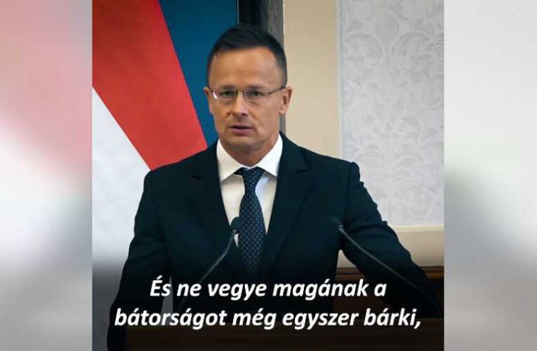 Szijjártó Péter: El a kezekkel a magyar gyerekektől