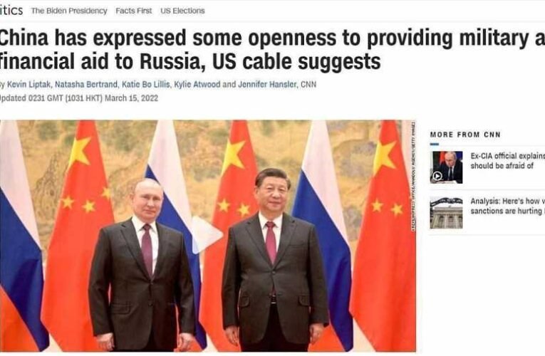 CNN: Kína szilárdan elkötelezte magát Oroszország gazdasági és ha szükséges, katonai segítségnyújtása mellett