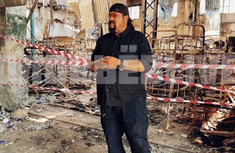 Az amerikai filmsztár a Donbassba látogatott 📺