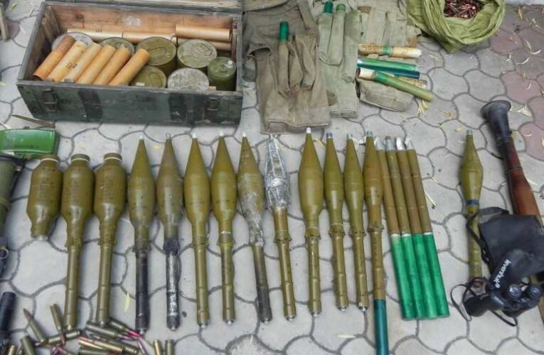 Ukrán nacionalisták jelentős fegyverraktárát fedezte fel az Orosz Gárda Zaporozsje térségében
