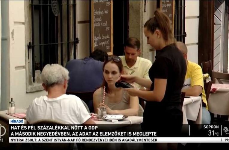 Csúcson a magyar gazdaság: 6,5 százalékos a GDP-növekedés, amivel Európa élvonalába kerültünk