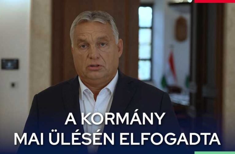 Orbán: Döntött a kormány