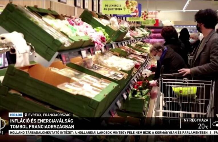 Tombol az infláció és az energiaválság Franciaországban 📺
