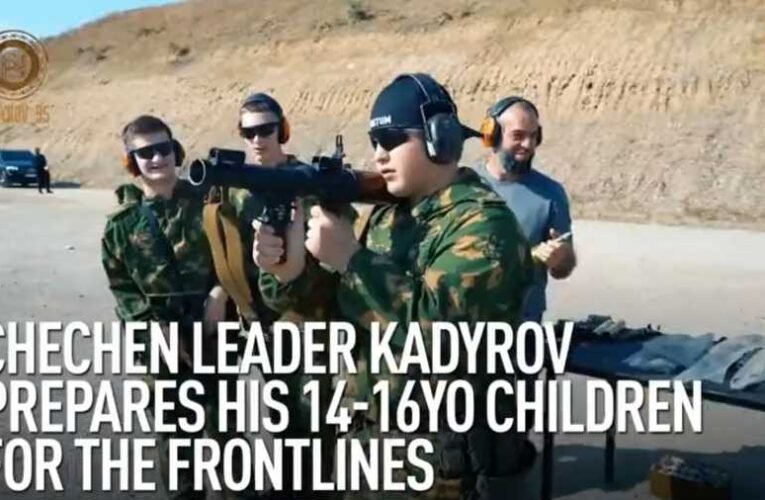Kadirov csecsen elnök így készíti fel a frontra gyermekeit