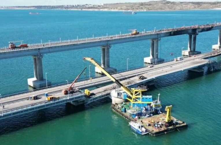 Így javítják a Krími hidat