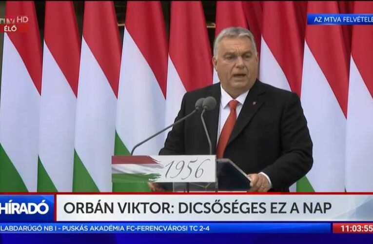 Orbán Viktor miniszterelnök ünnepi beszéde Zalaegerszegről