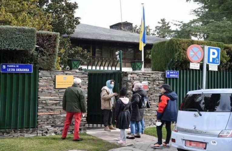 Robbanás történt Ukrajna madridi nagykövetségén