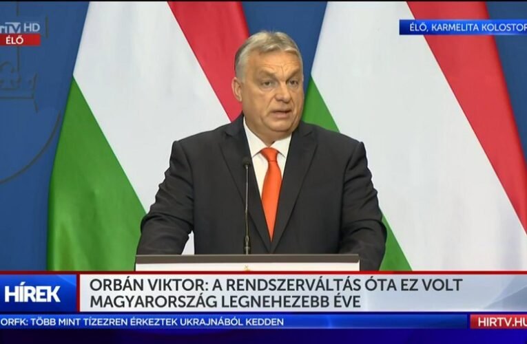 Orbán Viktor: a rendszerváltás óta ez volt a legnehezebb év, mégis rendkívüli teljesítményt nyújtott Magyarország