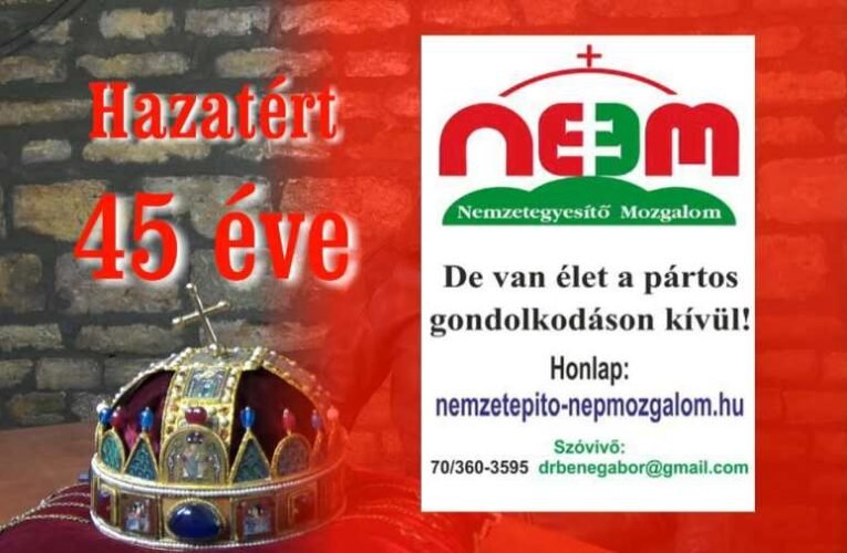 45 éve tért haza a Szent korona – a NEEM és az AHNSZ közös megemlékezése a jeles évfordulón (videó)