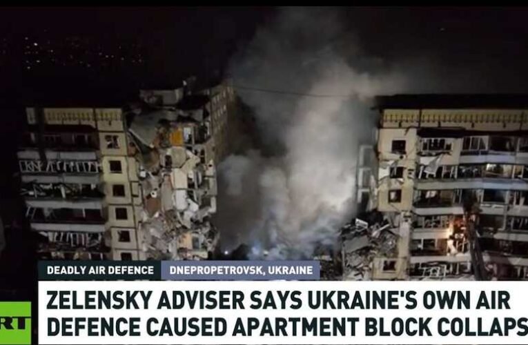 Zelenszkij tanácsadója megerősítette: az ukrán légvédelem miatt csapódott a lövedék a lakóépületbe