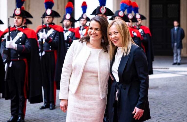 Novák Katalin Giorgia Meloni olasz kormányfővel találkozott Rómában