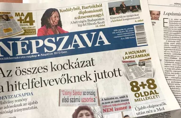 Itt a dráma: Megszűnhet a Népszava